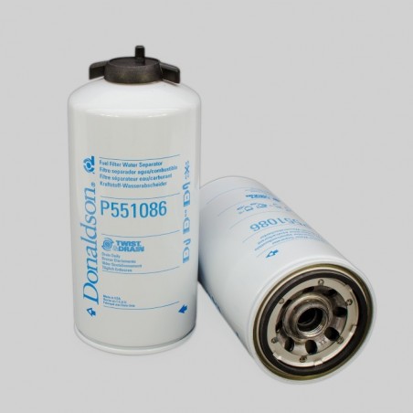 Donaldson P551086 FUEL FILTER WATER SEPARATOR SPIN-ON TWIST&DRAIN
