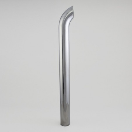 Donaldson P208395 STACK PIPE CURVED 5 IN (127 MM) OD X 60 IN (1524 MM) CHROME