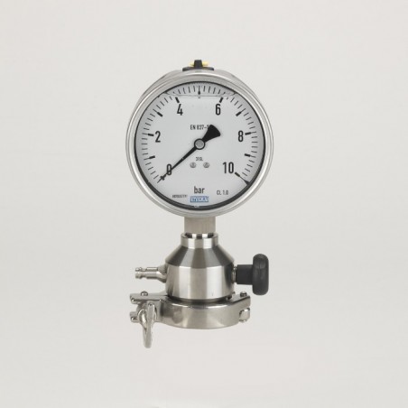 Donaldson 1C311116 MANOMETER AND SANITARY-VALVE DN 40 CLAMP 0-10 BAR