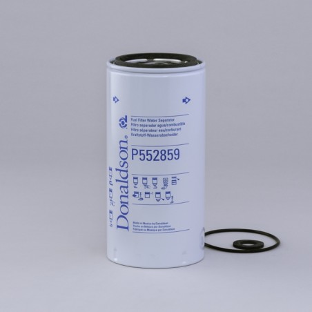 Donaldson P552859, Fuel Filter, Water Separator Spin-On