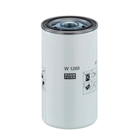MANN-FILTER W 1268 Oil Filter Hydraulics filter - for Off-Highway Applications | RICO Europe