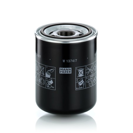 MANN-FILTER W 1374/7 Oil Filter - for Off-Highway Applications | RICO Europe