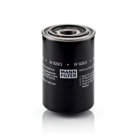 MANN-FILTER W 929/3 Oil Filter - for Off-Highway Applications | RICO Europe