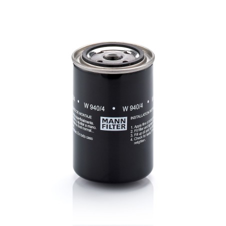 MANN-FILTER W 940/4 Oil Filter - for Off-Highway Applications | RICO Europe