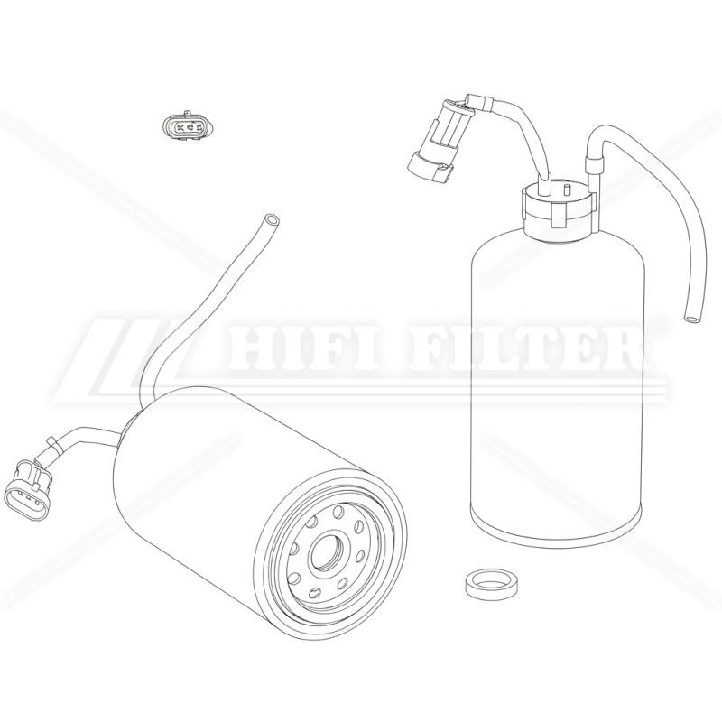 HIFI SN21019 FUEL WATER SEPARATOR FILTER