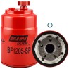 baldwin bf1205-sp, primary fuel/water separator spin-on with drain and sensor p