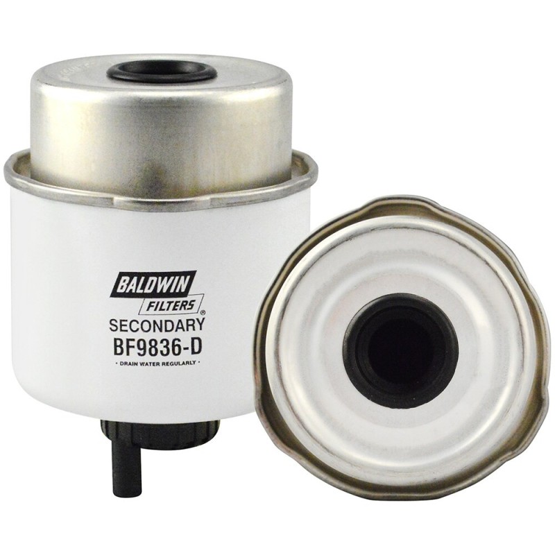 Baldwin BF9836-D, Secondary Fuel Filter Element with Drain