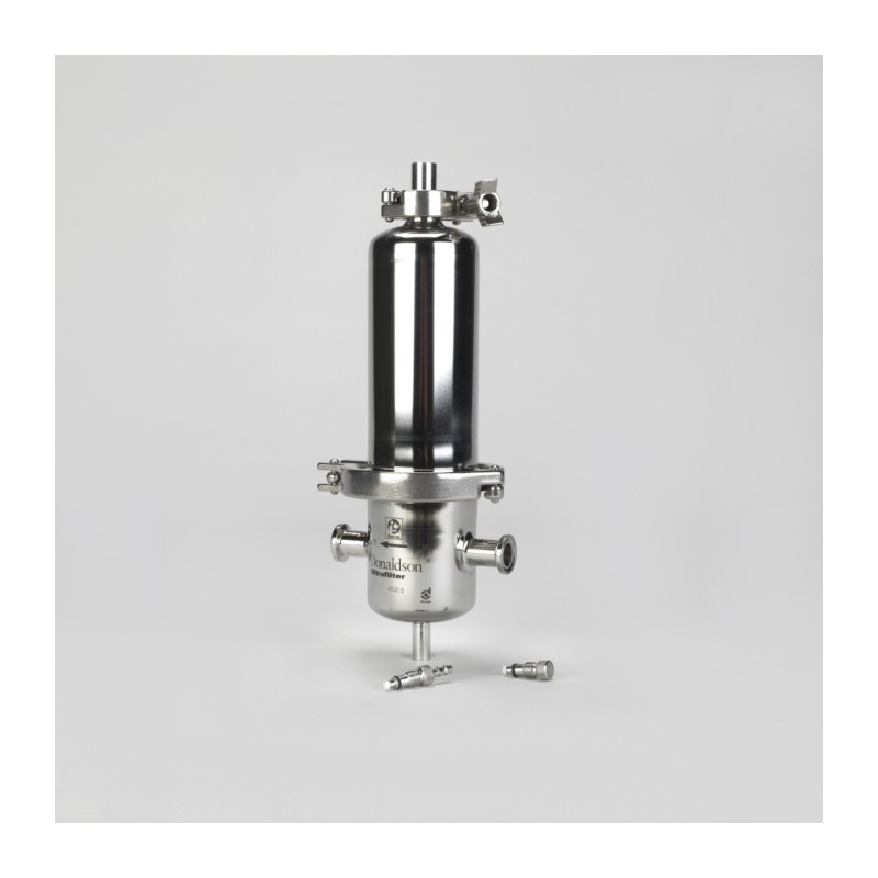 Donaldson 1C076242 FILTER HOUSING PG-EG 0018 DN 10 CLAMP 1.4404 3A PED ART4/3