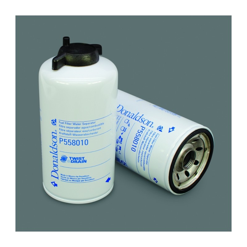 Donaldson P558010 FUEL FILTER WATER SEPARATOR SPIN-ON TWIST&DRAIN