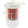 Baldwin BF9863, In-Line Fuel Filter in Plastic Housing