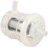 Baldwin BF9906, In-Line Nylon Mesh Fuel Filter in Plastic Housing