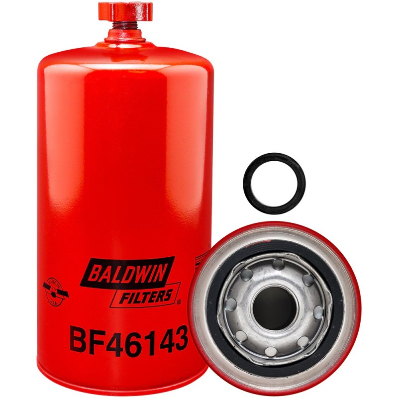 Baldwin BF46143, Fuel/Water Separator Spin-on with Drain
