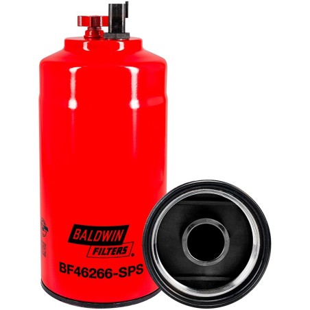 Baldwin BF46266-SPS, Fuel/Water Separator Spin-on with Drain and Sensor