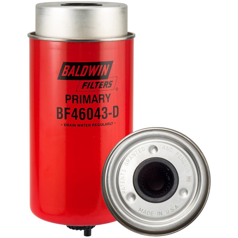 Baldwin BF46043-D Primary Fuel/Water Separator Element with Drain Filter