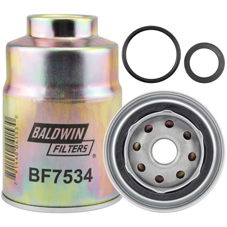 Baldwin BF7534 Fuel/Water Separator Spin-on with Threaded Port Filter