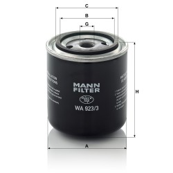 MANN-FILTER WA 923/3 Cooling Liquid Filter - for Trucks + Buses | RICO Europe