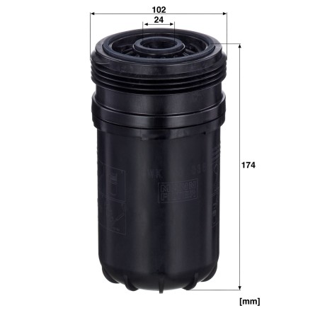 MANN-FILTER WK 10 036 Fuel Filter - for Off-Highway Applications | RICO Europe