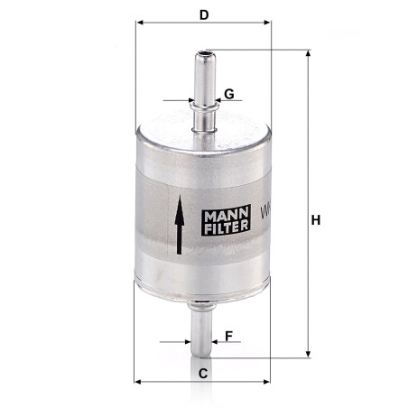 MANN-FILTER WK 52/1 Fuel Filter - for Off-Highway Applications | RICO Europe