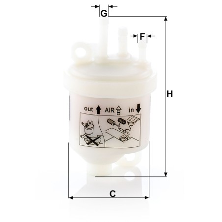 MANN-FILTER WK 53 Fuel Filter - for Off-Highway Applications | RICO Europe