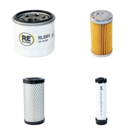 Filter Kit for John Deere 4100 with Yanmar Engine Air, Oil, Fuel Filters