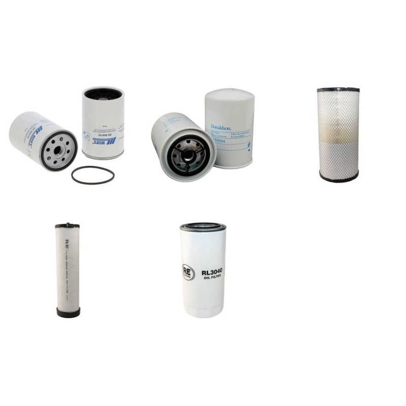 Filter kit for Merlo P40.7 TurboFARMER Air Oil Fuel Filters with Deutz TCD2012L04-2V Engine