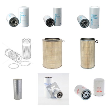 CLARK L 480 B Filter Service Kit w/Cummins VTA1710C Eng.