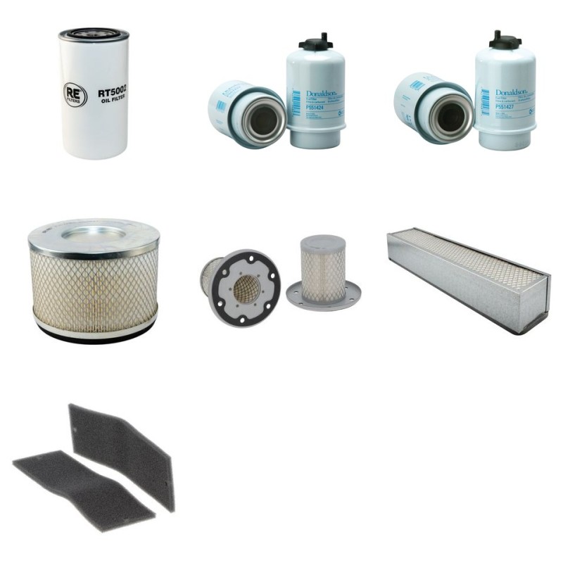 Filter kit suitable for CAT 436B Loader with 3054 Engine Air Oil Fuel Filters