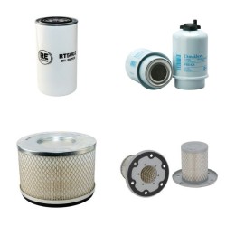 Filter kit suitable for CAT 438B with Perkins Engine Air Oil