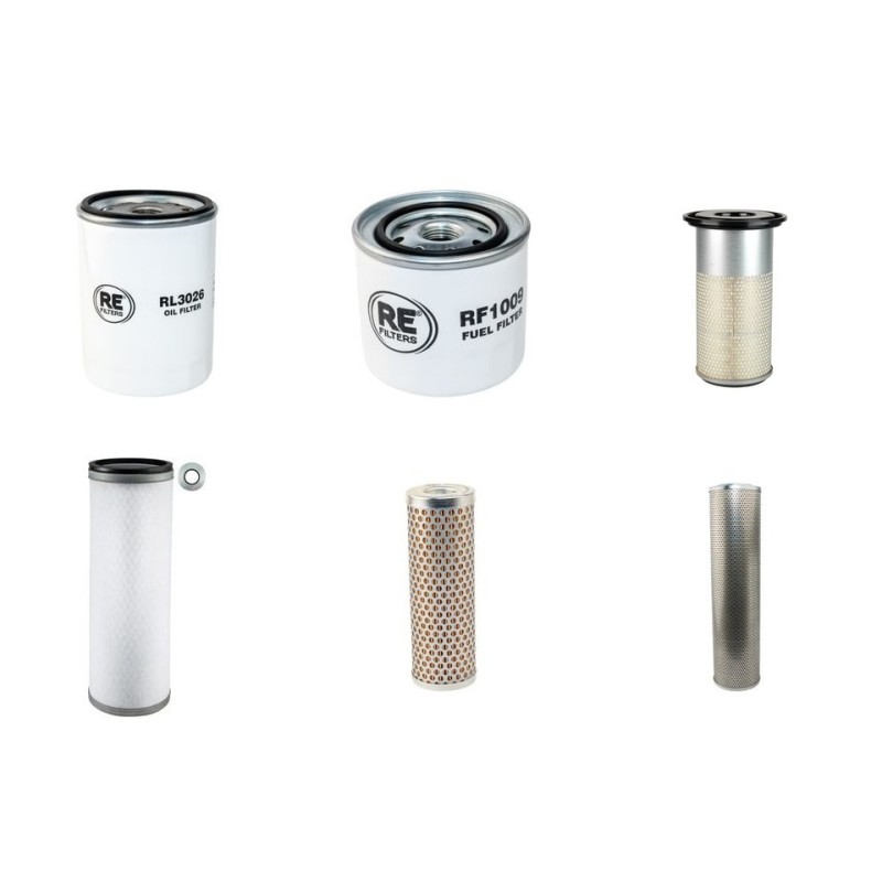 Filter Kit For Hitachi EX100M-2 Filter Service Kit