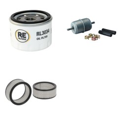 Filter Kit for John Deere G100, G110 Air, Oil, Fuel Filters, Spark Plugs