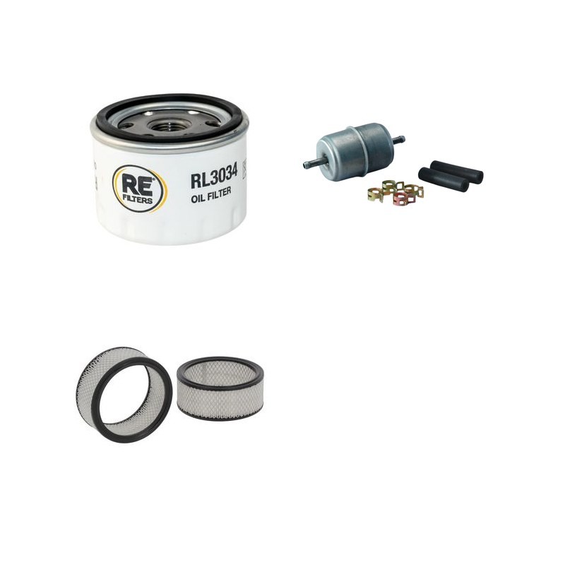 Filter Kit for John Deere G100, G110 Air, Oil, Fuel Filters, Spark Plugs
