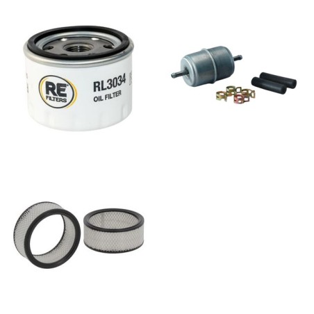 Filter Kit for John Deere G100, G110 Air, Oil, Fuel Filters, Spark Plugs