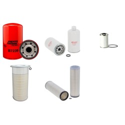 Filter Kit for Doosan D100  Air Oil Fuel Filters with Doosan D1146 Engine