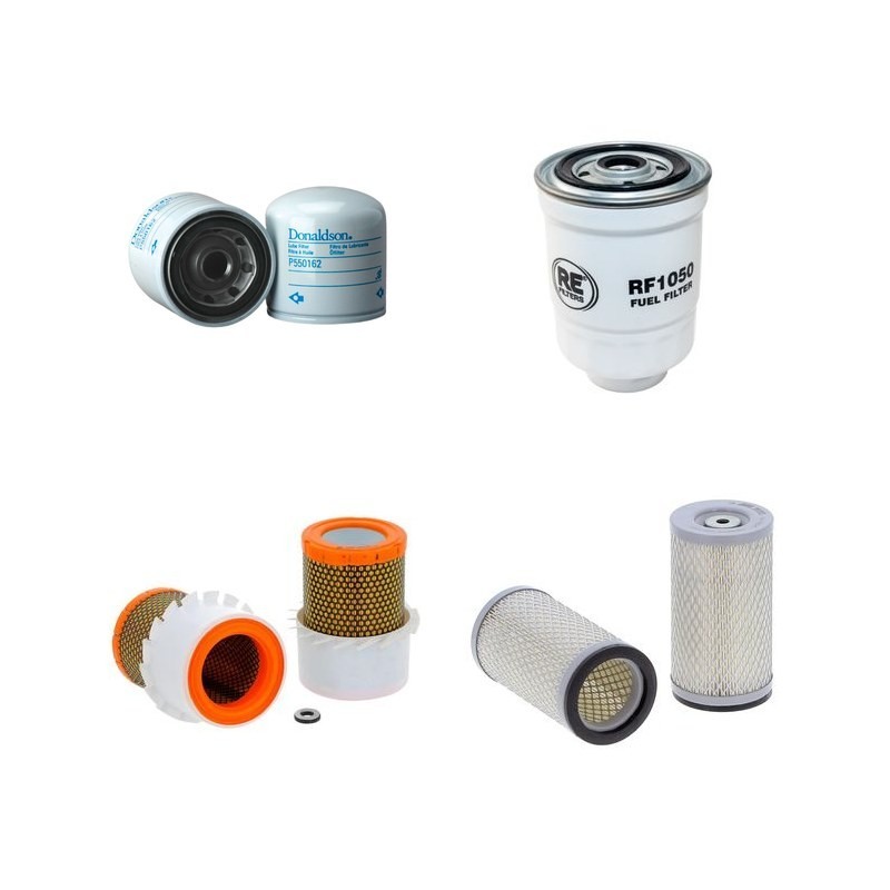 Filter Kit for Doosan D20SC-5  Air Oil Fuel Filters with Cummins A2300ESerial No Engine Year 2010