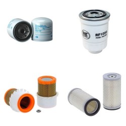 Filter Kit for Daewoo / Doosan D15SC-5  Air Oil Fuel Filters with Cummins A 2300 Engine