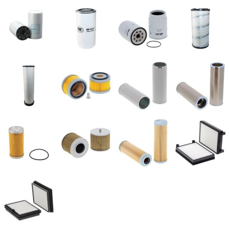 Filter Kit for Doosan DX140LC-3  with Doosan DL06K Engine