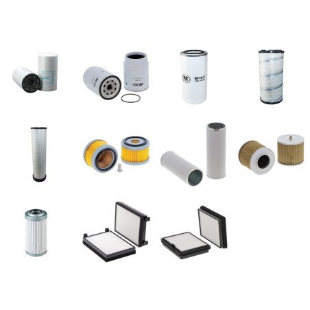 Filter Kit for Doosan DX225LC-3  with Doosan DL06K Engine Year 2013-