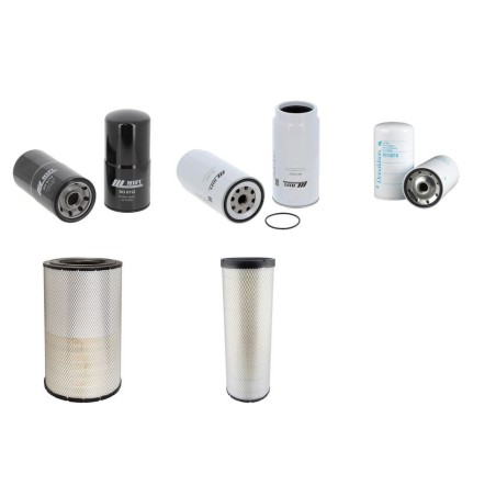 Filter Kit for Doosan DX300(N)LC  Air Oil Fuel Filters with Doosan DL 08 Engine Year 2006-