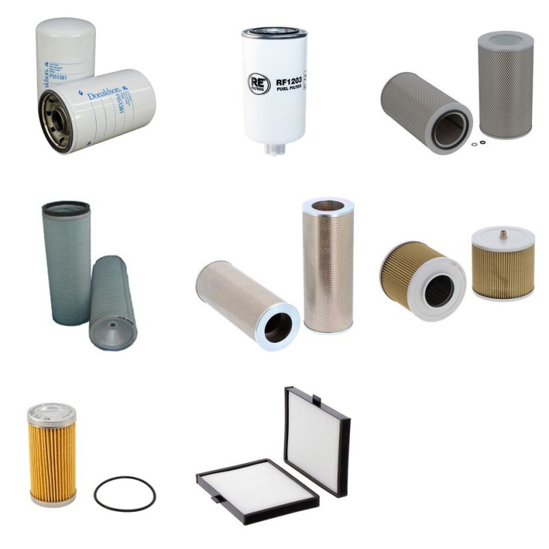 Filter Kit for Doosan Solar 250LC-V  with Daewoo Engine