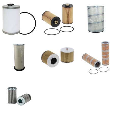 Filter Kit for Doosan Solar 400LCIII  with Daewoo D2366T Engine