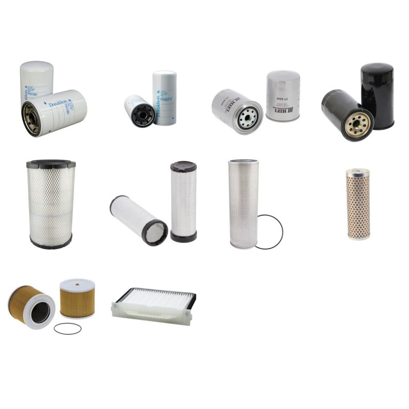 Filter Kit For Hitachi EX 200-2 Filter Service Kit with Isuzu 6Bd1T Engine