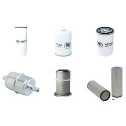 Filter kit for Fiat Kobelco EX255 Air Oil Fuel Filters with Cummins Engine
