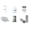 Filter kit for Fiat Kobelco EX255 Air Oil Fuel Filters with Cummins Engine