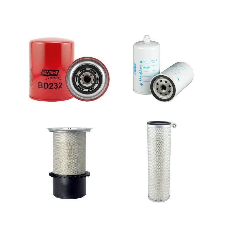 Filter kit for New Holland E215 Air Oil Fuel Filters
