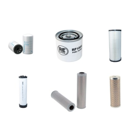Filter Kit For Hitachi EX 60 WD-2 Filter Service Kit with Nissan Fd3304 Engine