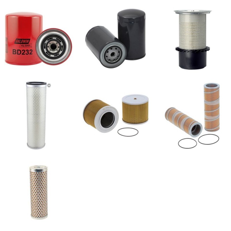 Filter Kit For Hitachi FG 200.3 Filter Service Kit with Fiat 8065T Engine