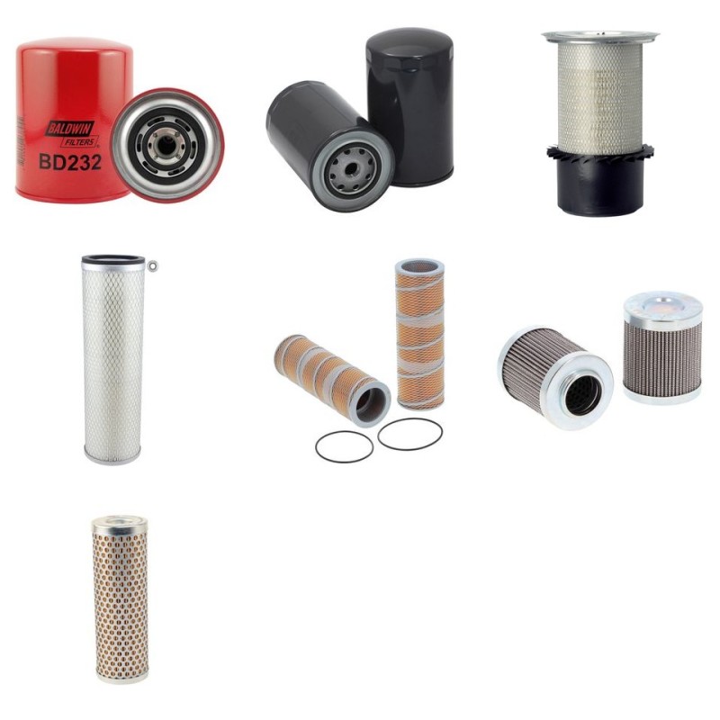 Filter Kit For Hitachi FH 200 W-3 Filter Service Kit with Fiat Engine