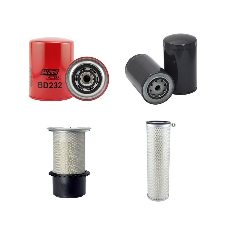 Filter Kit For Hitachi FH 200 W-3 Filter Service Kit Air Oil Fuel Filters with Iveco AIFO Engine