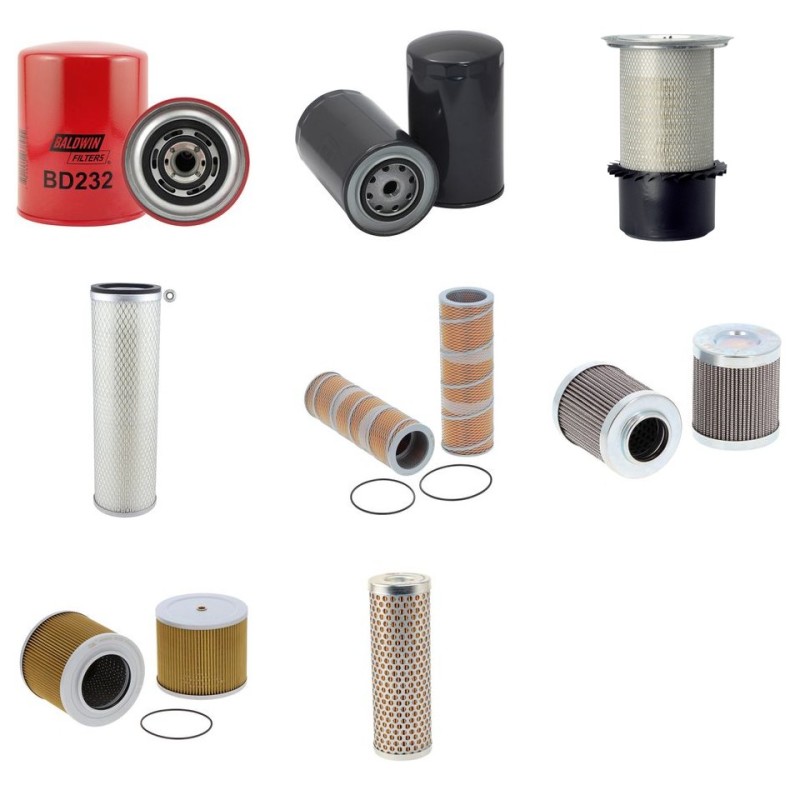 Filter Kit For Hitachi FH 200 W-3 Filter Service Kit with Iveco AIFO Engine