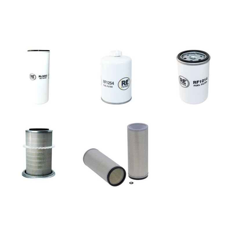 Filter Kit For Hitachi EX 285 LC Filter Service Kit Air Oil Fuel Filters with Cummins 6CT8.3-190 Engine